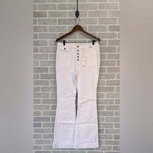 Judy Blue White Flare & Wide Leg Jeans Women’s Size 13/31 NWT